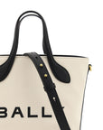 Bally Logo Bucket Bag - Black & White