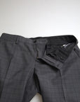 Dolce & Gabbana Martini Checkered Blazer & Pants 2 Piece Suit - Gray/Grey