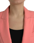 Dolce & Gabbana Single Breasted Blazer - Flamingo Pink