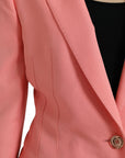 Dolce & Gabbana Single Breasted Blazer - Flamingo Pink