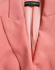 Dolce & Gabbana Single Breasted Blazer - Flamingo Pink