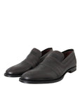 Dolce & Gabbana Brogue Leather Loafers - Black