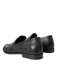 Dolce & Gabbana Brogue Leather Loafers - Black