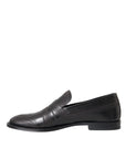 Dolce & Gabbana Brogue Leather Loafers - Black