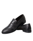 Dolce & Gabbana Brogue Leather Loafers - Black