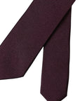 Dolce & Gabbana Silk Suit Tie - Burgundy