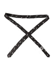 Dolce & Gabbana Guitar Print Silk Suit Tie - Black