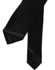 Dolce & Gabbana Jacquard Silk Tie - Black