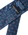 Dolce & Gabbana Geometric Pattern Silk Suit Tie