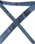 Dolce & Gabbana Geometric Pattern Silk Suit Tie