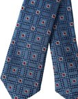 Dolce & Gabbana Geometric Pattern Silk Suit Tie