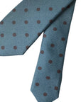 Dolce & Gabbana Polka Dot Silk Tie - Sage Green