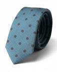 Dolce & Gabbana Polka Dot Silk Tie - Sage Green