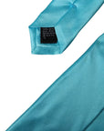 Dolce & Gabbana Silk Suit Tie - Light Blue