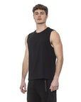 Tond Cotton Tank Top - Black - Made In Italy