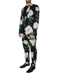Dolce & Gabbana White Rose 2-Piece Suit