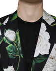 Dolce & Gabbana Blazer & Pants White Rose 2-Piece Suit