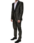 Dolce & Gabbana Gold Stars Jacquard Sicilia Blazer & Pants 2-Piece Suit