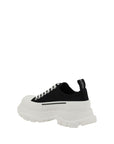 Alexander McQueen Black & White Tread Slick Sneakers