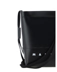 Marni Logo Bucket Crossbody Bag - Black