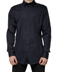 Dolce & Gabbana Black Collar Shirt
