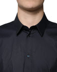 Dolce & Gabbana Black Collar Shirt