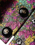 Dolce & Gabbana Brocade Floral Winged Shoulder Blazer