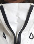 Bottega Veneta Waterproof Leather Jacket - White