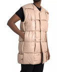 Bottega Veneta Quilted Leather Sleeveless Jacket & Vest - Beige
