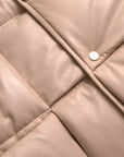 Bottega Veneta Quilted Leather Sleeveless Jacket & Vest - Beige
