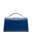 Jacquemus Navy Blue Leather Le Grand Bambino Handbag