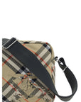 checked all over shoulder bag