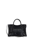 Balenciaga Black Le City Medium Leather Shoulder Bag