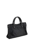 Balenciaga Black Le City Medium Leather Shoulder Bag