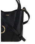 Chloé Spin Black Leather Tote Bag