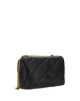 PINKO Love Mini Puff Leather Shoulder Bag