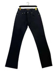 Nudie Jeans Straight Leg Black Jeans - Made In Italy