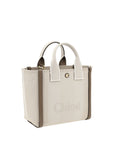 Chloé Top Handle Canvas Tote Bag