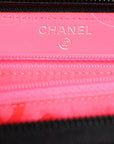 Chanel Black Quilted Leather Continental Zip Wallet