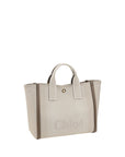 Chloé Top Handle Canvas Tote Bag