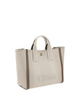 Chloé Top Handle Canvas Tote Bag