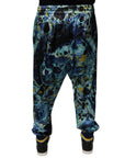 Dolce & Gabbana Multicolor Marble Print Jogger Pants