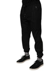 Dolce & Gabbana Black Cotton Jogger Pants