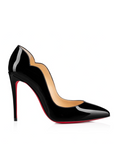 Christian Louboutin Leather Hot Chick Pumps 100