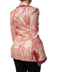 Dolce & Gabbana Floral Print Blazer - Fuchsia Pink