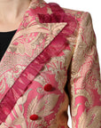 Dolce & Gabbana Floral Print Blazer - Fuchsia Pink