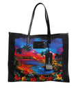 Dolce & Gabbana Island Print Shopper Tote Bag