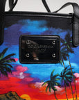Dolce & Gabbana Island Print Shopper Tote Bag