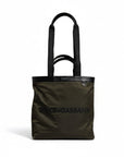 Dolce & Gabbana Military Green Nylon Shoulder & Tote Bag