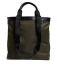 Dolce & Gabbana Military Green Nylon Shoulder & Tote Bag
